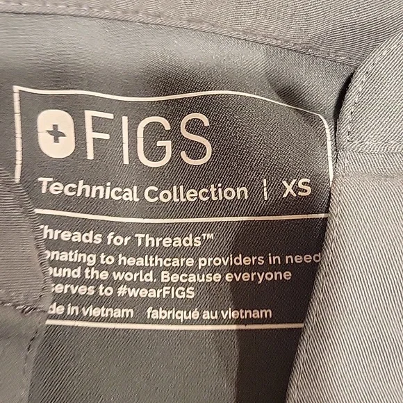 Figs Technical Collection Bonsai Rafaela Scrub Top Size Xs - Picture 2 of 4